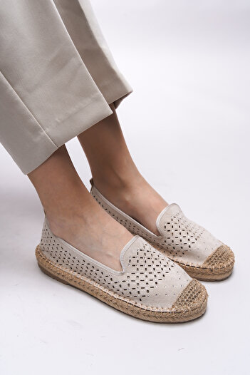 Riccon Beige Women's Espadrille Iohnalyn 00121