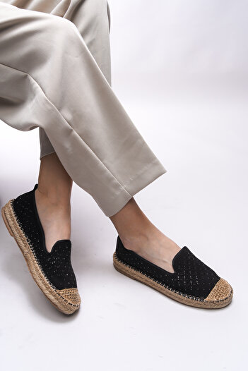 Riccon Iohnalyn Women's Espadrille 00121 Black