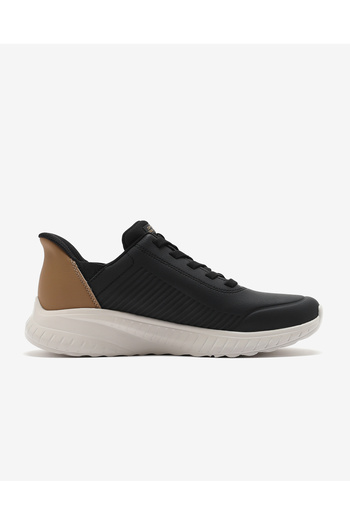 SKECHERS Bobs Squad Chaos - Heel Preferred Erkek Siyah Spor Ayakkabı 118305 Blk