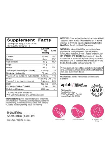 vplab nutrition VPLab Ultra Women's Beauty Collagen - Biotin Multivitamin for Skin, Hair & Nails - 10ct