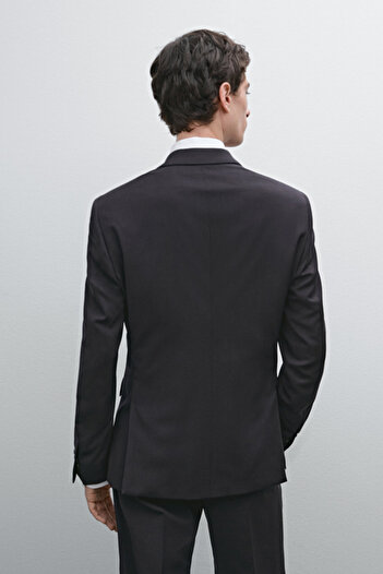 Massimo Dutti Kaşe klasik blazer - Özel Dikim
