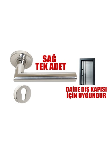 Store VEGA KROM YALE TİPİ PASLANMAZ KAPI KOLU