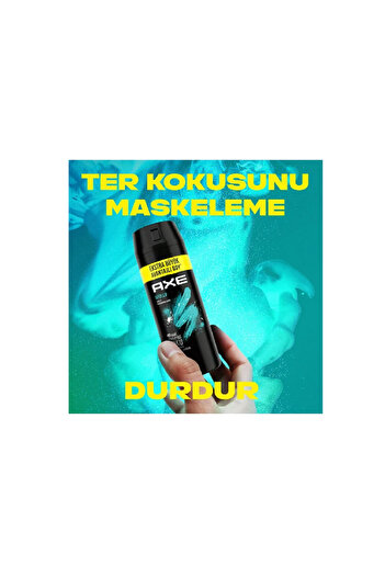 Axe Erkek Sprey Deodorant 200 ml +Saç Bakım Şampuanı Menthol 180 ml