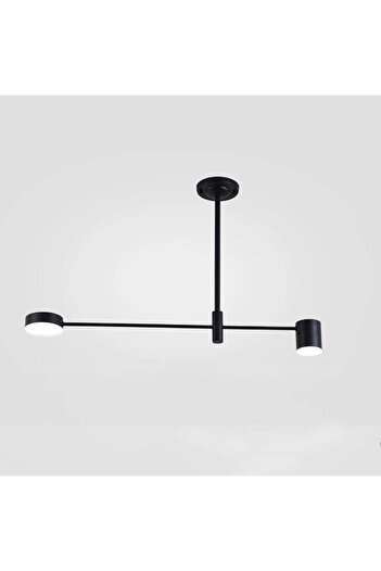 A F N LIGHTING Nordic LED Adjustable Ceiling Light Chandelier Lamp with Acrylic Lampshade Black Metal Pendant Light