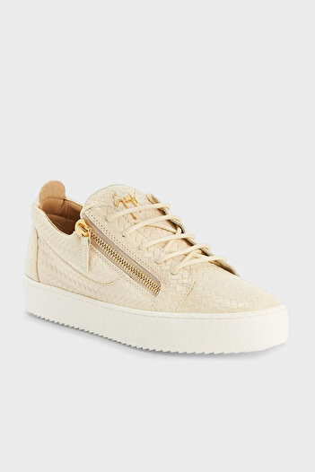 Giuseppe zanotti Hakiki Deri Kalın Tabanlı Sneaker Ayakkabı Erkek AYAKKABI RM50012