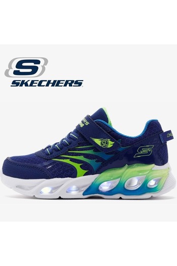SKECHERS Thermo - Flash 2.0 400099L Ortopedik Işıklı Çocuk Spor Ayakkabı MAVİ