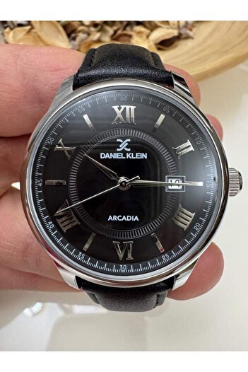 Daniel Klein Dk.1.14051 Klasik Siyah Deri Kordonlu 41 Mm Erkek Kol Saati
