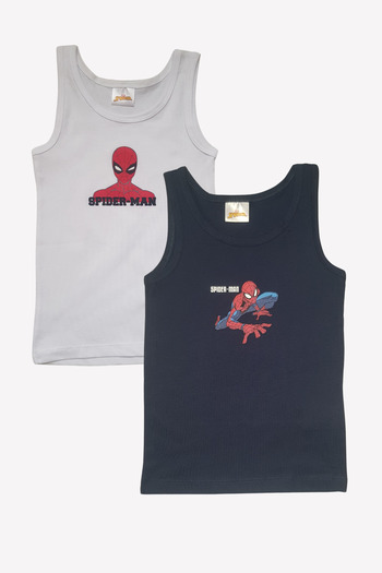 SPIDERMAN Set of 2 100% Cotton Undershirt for Children