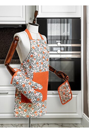 SWITA Premium Series Linen Kitchen Apron - 54X70 Dimensions
