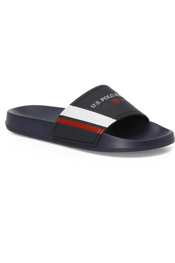 U.S. Polo Assn. Темно-сині шльопанці Usak Polo Assn Willie 4FX Awesome Yassalar Casual Sport Slippers - повсякденні спортивні капці