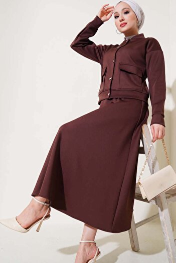 İKLİM LİFE Skirted Double Suit