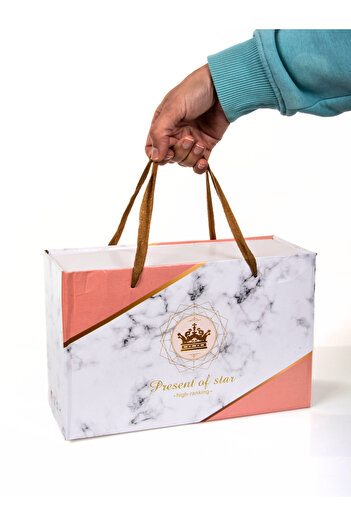 MUKKO HOME Luxury Marble Patterned Mr & Mrs Set of 2 Porcelain Mugs, 400 ml and Gift Box.