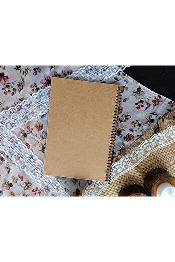Pink Swan Craft A5 Thick Kraft Cover 30 Sheets 60 Pages for Notebook, Scrapbook & Bullet Journal