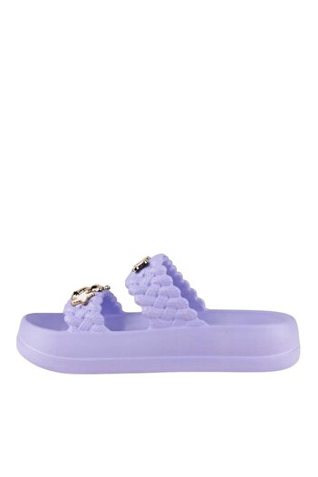 Liger Lilac One Color Γυναικείες Πέτρινες Κομψές άνετες καθημερινές παντόφλες