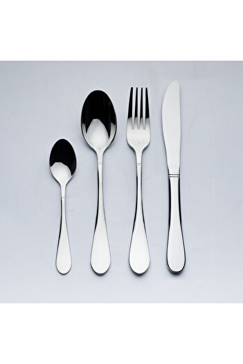 Rissa Stainless Steel Cutlery Set 72pc. Silver