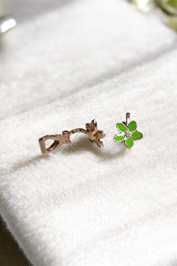MakeWell Flower Design Clip-On Children Earring for Kids Without Ear Hole