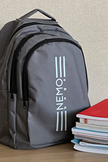 NEMO BAGS Унісекс сірий рюкзак 45x30x15 см 24 л для великого ноутбука для подорожей