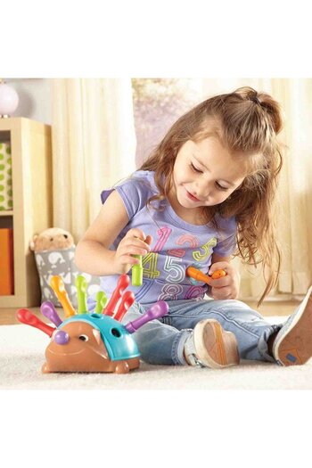 Micostore Culori Ariciului, Jucarie Motricitate Si Sortare Culori, Arici Cu Tepi, Ariciul Spike 18 Luni
