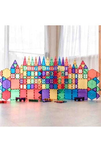 Connetix Set De Constructie Magnetic, 212 Piese, Forme Geometrice, Mega Pack
