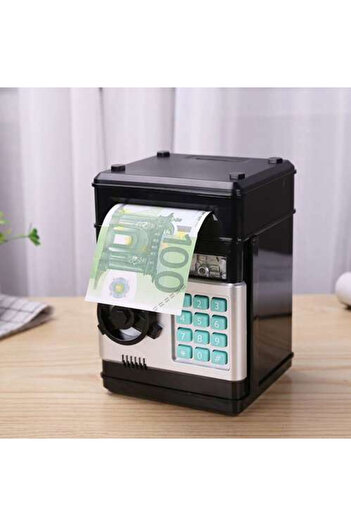 Micostore Piggy Bank, For Children, Safe Type, Opening With Pin Code, Sounds And Light, 19.5 X 13 X 12 Cm