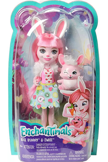 mattel Enchantimals Animal Dolls Bree Bunny and Twist