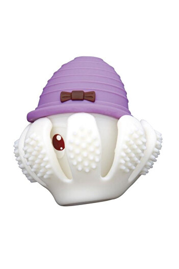 Mombella Silicone Gingival Ring, - Purple Octopus