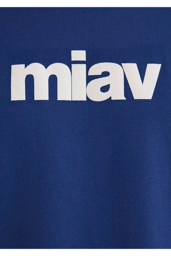 Mavi Blue Meow Printed White T-Shirt 067153