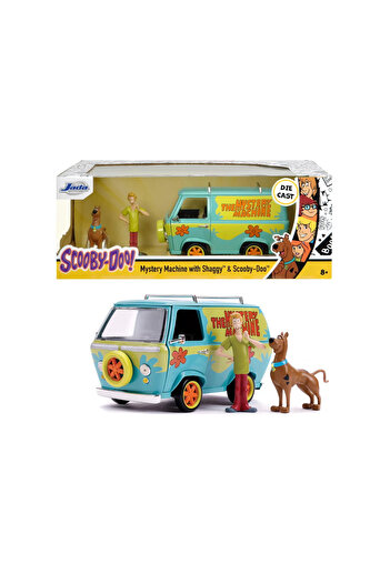 Simba Scooby Doo Mystery Van Set Format Din Dubita Metalica Scara 1:24 Si 2 Figurine Scooby Doo Si Shaggy