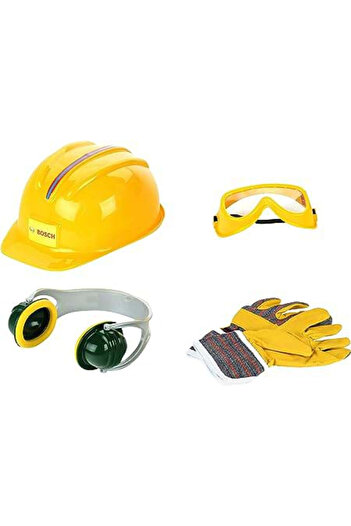 Klein Toy, Set Of 4 Accessories For Labor Protection, Bosch