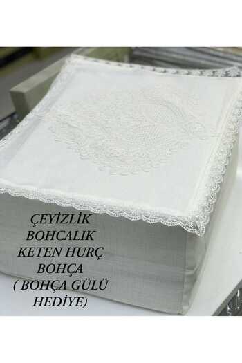 HMZ Textile Special Design Shawl Pattern Linen Sand Sand Feramuıli Hurç Bundle
