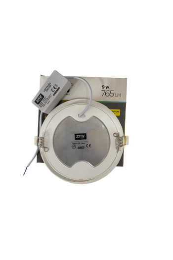 ZMR ( 2Lİ ) Zmr 9 Watt Panel LED Spot | Beyaz 6500K - Metal Kasa - Ultra Ince