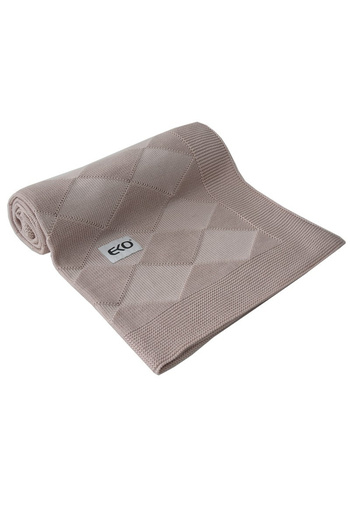 EKO Bamboo Blanket, , 80x100 Cm, Checkered, Rose