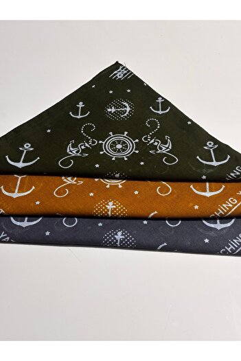 brako tekstil Nautical Themed Bandana - Anchor and Helm Patterned Headband (1 Piece)