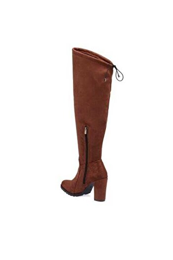 Tergan Taba Vegan Kadın Klasik Çizme - K23K1CM67024-S4W