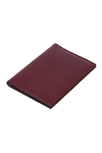 Tergan Claret Red Genuine Leather Unisex Passport Holder - S1Ps00001657-M71