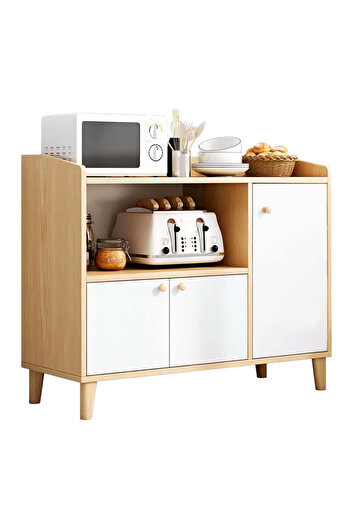 EqiEch Coffee Cabinet,Sideboard,Large Capacity Cabinet,Coffee Corner With Storage Space,Coffee Bar Cabinet