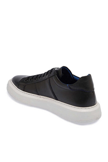 Tergan Siyah Hakiki Deri Erkek Sneaker - E24I1AY56809-A43