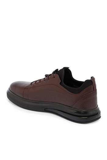Tergan Kahve Hakiki Deri Erkek Sneaker - E24S1AY57102-A24
