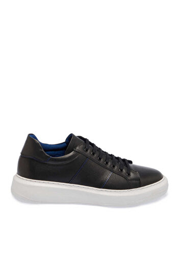 Tergan Siyah Hakiki Deri Erkek Sneaker - E24I1AY56809-A43