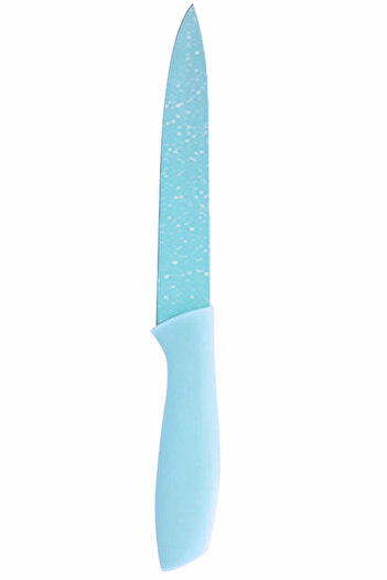 Rooc Multi-Purpose Teflon Coated Knife Meat, Vegetables, Fruit Knife Blue
