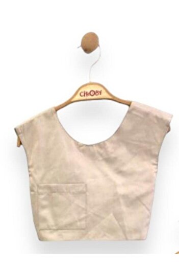 Çikoby Kız Çocuk Dokuma Üstü Crop Bol Paça Yırtmaçlı  Pantolon Takım