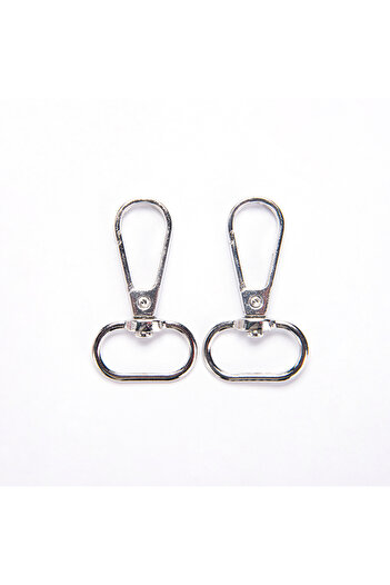 Sultan Paris Hook / Parrot 2 cm - 2 Pcs Silver