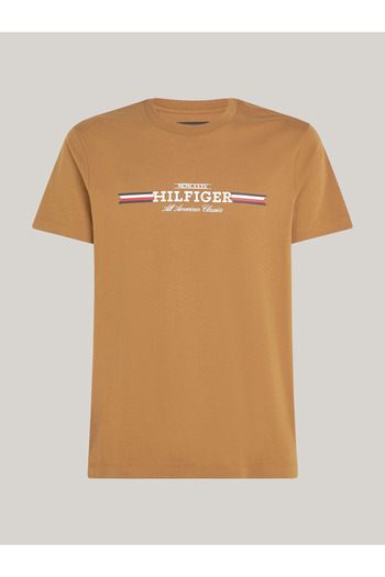 Tommy Hilfiger Men Brown S/S T-Shirt