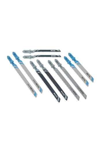 Dewalt 10-Piece T-Shank Design Metal and Wood Cutting Jigsaw Blade Set 1 x 10 x 12.8 cm