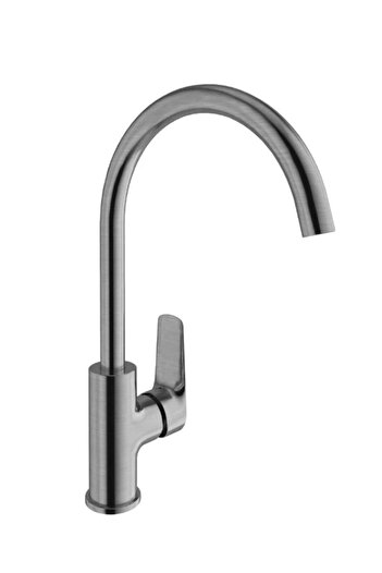 KALE Tandem Rotary Kitchen Faucet F.Nickel