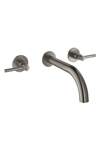Grohe Baterie lavoar Grohe Atrio New 20169AL3, montare pe perete, dubla comanda, Grafit
