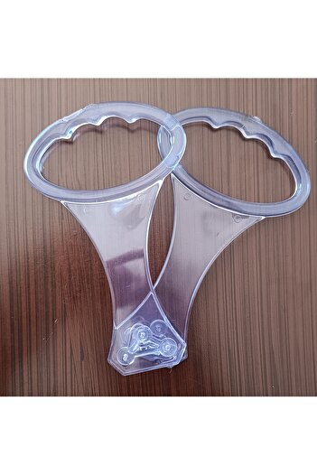 The Zey Gen Mâner de bază transparent Mâner de bază Aparat de ridicare a bazei (plastic flexibil) 2 buc.