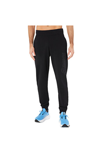 Asics Logo Sweatpant Erkek Siyah Eşofman Altı 2031e189-002