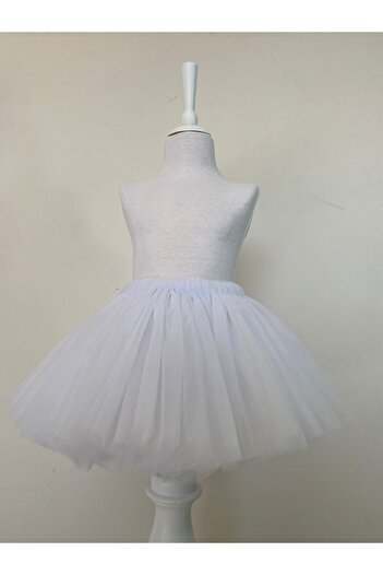 MODA FUSTA TUTU ALBĂ (PUFFY, TUL HAYAL)
