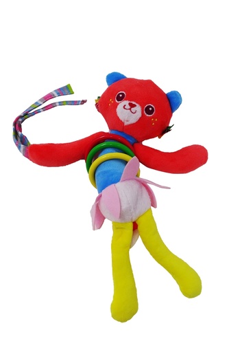 Salamandra Plush Toy, Zurliu Bear for Babies, Red